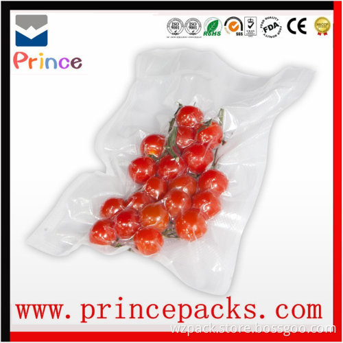 Plastic food package bag with custom logo/vacuum food bag / food vacuum plastic bag